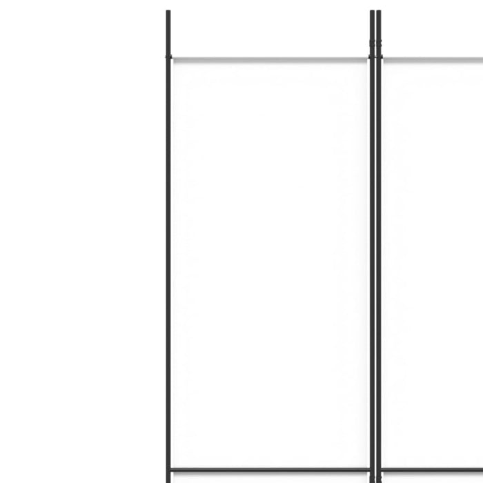 3 - panel Room Divider White 150x220 Cm Fabric Tpboka