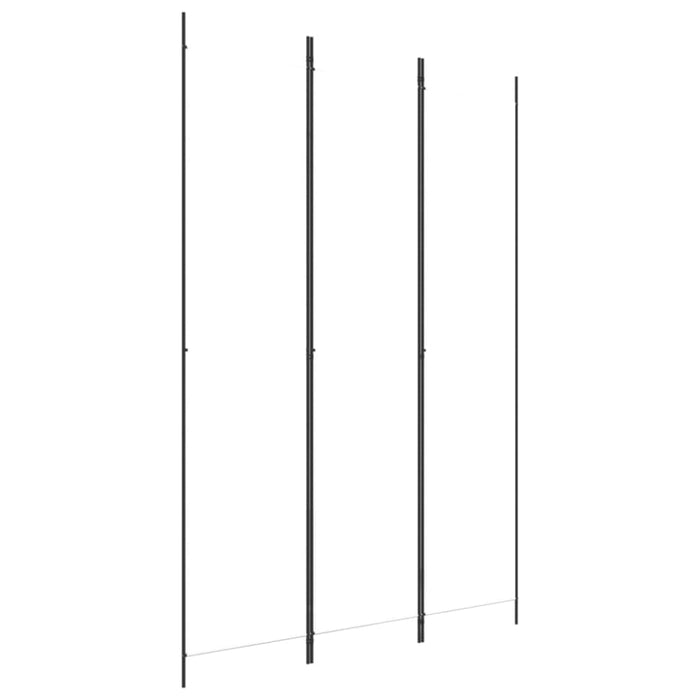 3-panel Room Divider White 150x220 Cm Fabric Tpboka