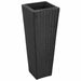 3 Rattan Flower Raised Beds Black Abpta