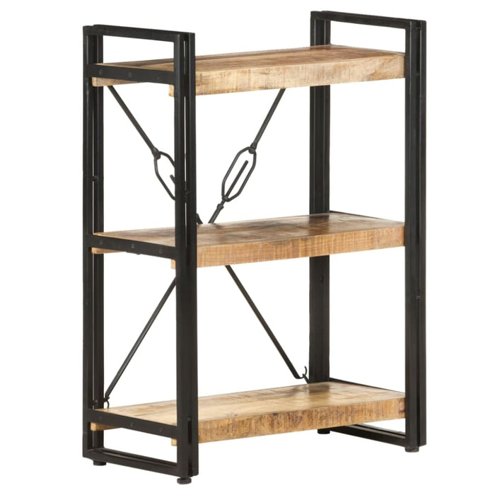 3 - tier Bookcase Solid Mango Wood Txblon