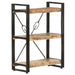 3 - tier Bookcase Solid Mango Wood Txblon