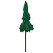 3-tier Parasol With Aluminium Pole Green 2.5 m Totnlo