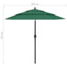 3-tier Parasol With Aluminium Pole Green 2.5 m Totnlo