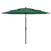 3-tier Parasol With Aluminium Pole Green 3 m Totnlk