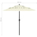 3-tier Parasol With Aluminium Pole Sand 2.5 m Totnlb