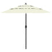 3-tier Parasol With Aluminium Pole Sand 2.5 m Totnlb