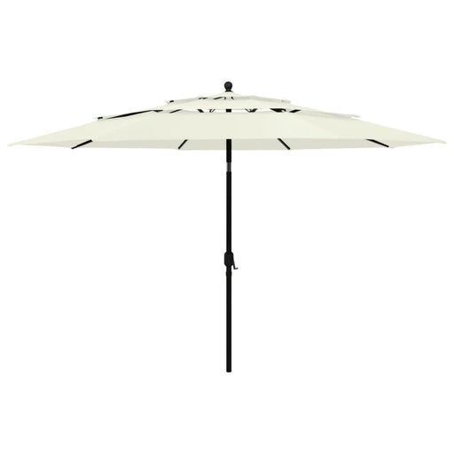 3-tier Parasol With Aluminium Pole Sand 3.5 m Totnil