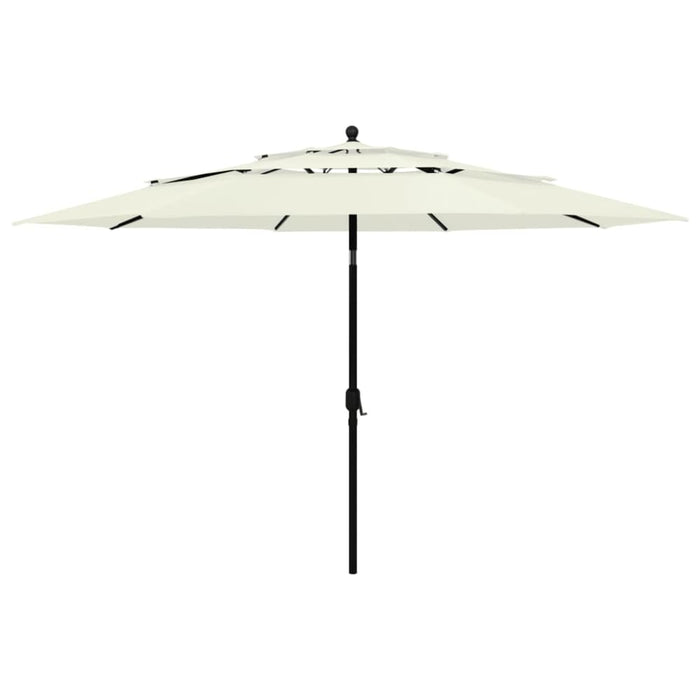 3-tier Parasol With Aluminium Pole Sand 3.5 m Totnil