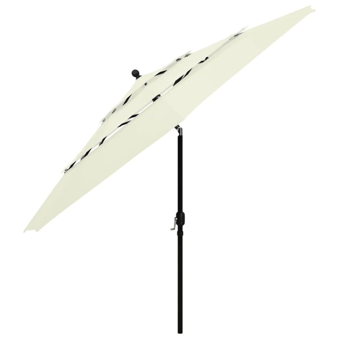 3-tier Parasol With Aluminium Pole Sand 3.5 m Totnil