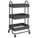 3-tier Trolley Anthracite 43x34x79 Cm Steel Ttpnli