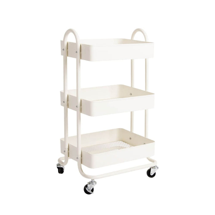 Goslash Picks 3 Tiers Kitchen Trolley Cart Steel Storage