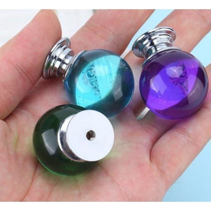 30mm Crystal Ball Furniture Knob Kitchen Cupboard Door