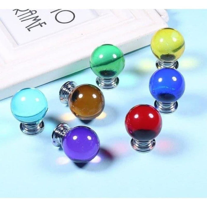 30mm Crystal Ball Furniture Knob Kitchen Cupboard Door