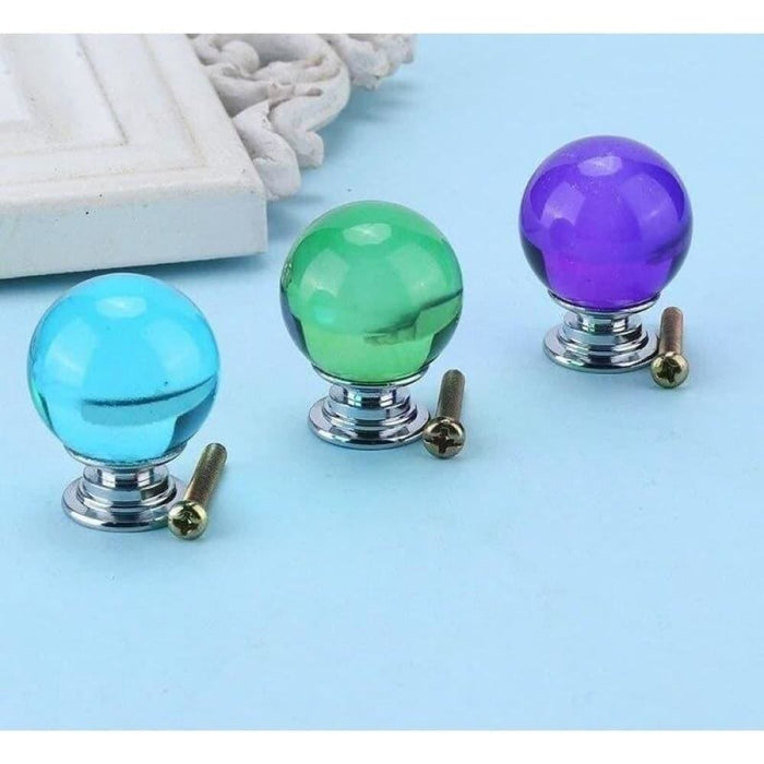 30mm Crystal Ball Furniture Knob Kitchen Cupboard Door