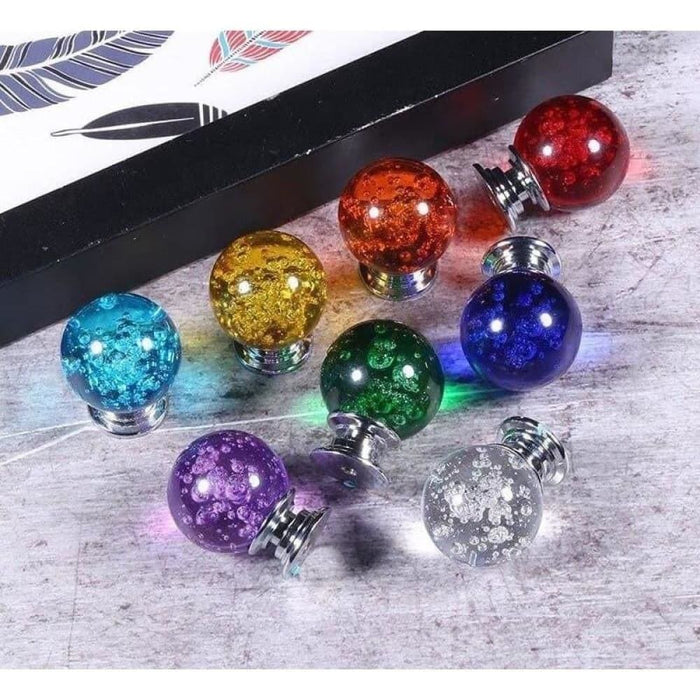 30mm Crystal Bubble Ball Furniture Knob Kitchen Cupboard