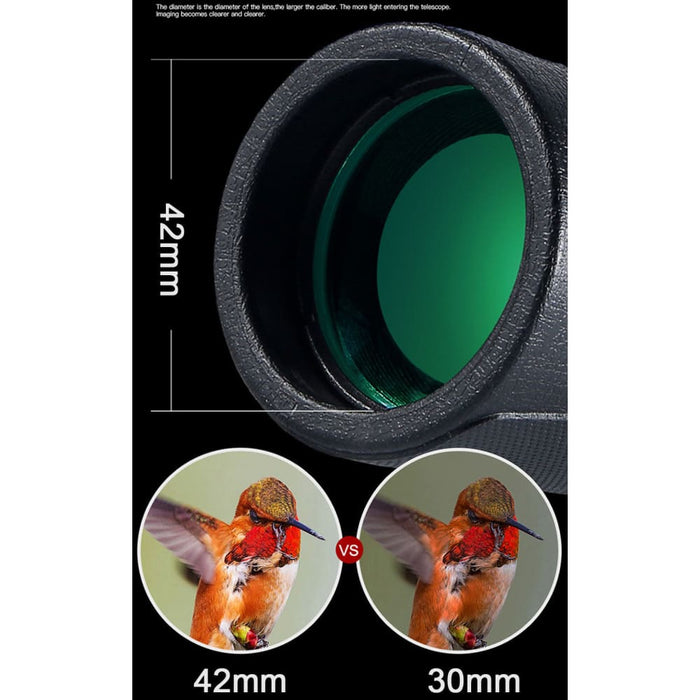 30x42 Monocular Dual Focus High Power Telescope