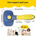 360° Rotatable Dog Grooming Slicker Comb Removes Loose