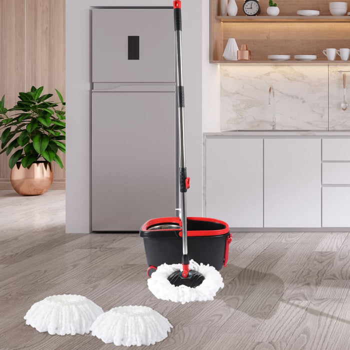 Goslash Picks 360° Spin Mop Bucket Set Spinning Stainless