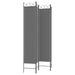 4-panel Room Divider Anthracite 160x220 Cm Fabric Tpboln