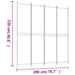 4-panel Room Divider Anthracite 200x220 Cm Fabric Tpbxan