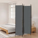 4-panel Room Divider Anthracite 200x220 Cm Fabric Tpbxbb