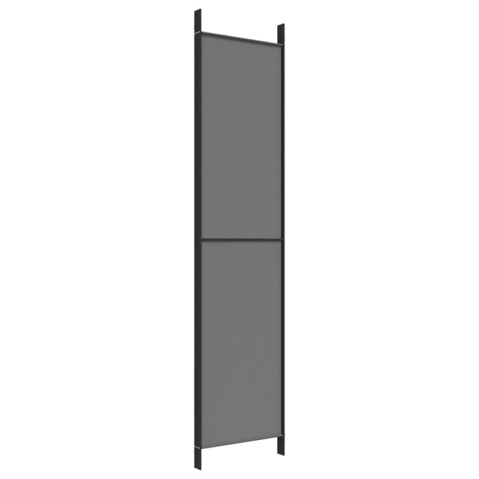 4-panel Room Divider Anthracite 200x220 Cm Fabric Tpbxbb