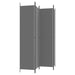 4-panel Room Divider Anthracite 200x220 Cm Fabric Tpbxbb