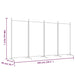 4-panel Room Divider Anthracite 346x180 Cm Fabric Tpbxla