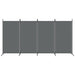 4-panel Room Divider Anthracite 346x180 Cm Fabric Tpbxla