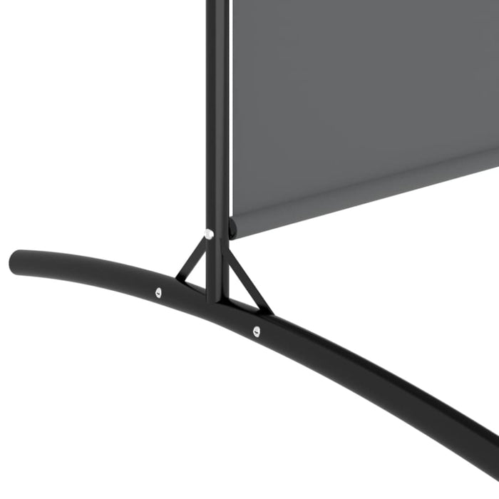 4-panel Room Divider Anthracite 346x180 Cm Fabric Tpbxla
