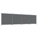 4-panel Room Divider Anthracite 698x180 Cm Fabric Tpbxna