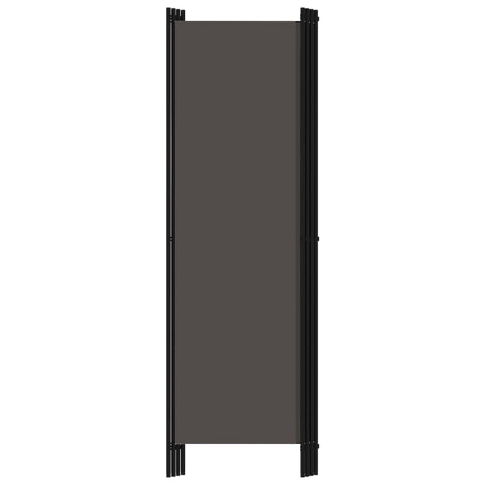 4 Panel Room Divider Anthracite Gl441