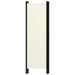 4 Panel Room Divider Cream White Gl4619