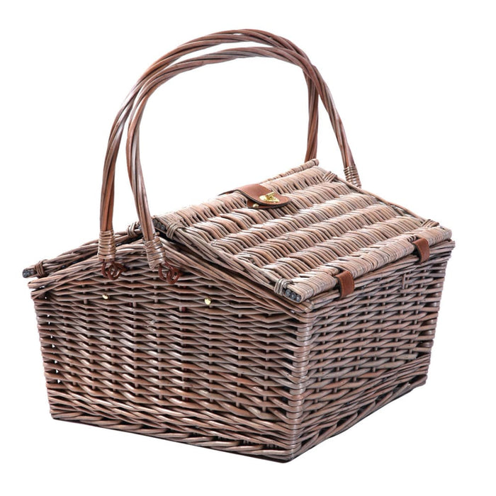 Goslash Picks 4 Person Picnic Basket Baskets Set Outdoor