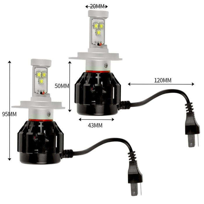 Goslash Picks 4 Side Cree 160w 16000lm Led Car Headlight H4