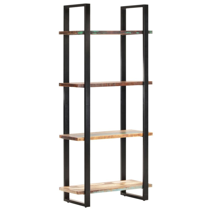 4-tier Bookcase Solid Reclaimed Wood Txoblo