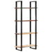 4-tier Bookcase Solid Reclaimed Wood Txoblo