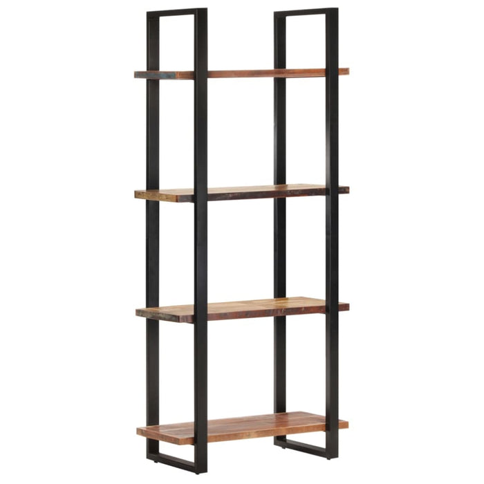 4-tier Bookcase Solid Reclaimed Wood Txoblo