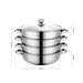 Goslash Picks 4 Tier Stainless Steel Steamer Meat Vegetable