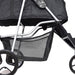 Goslash Picks 4 Wheels Pet Stroller Dog Cat Cage Puppy