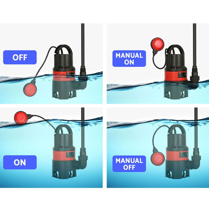 400w Water Pump Dirty Submersible Sump Swim Pool Flooding