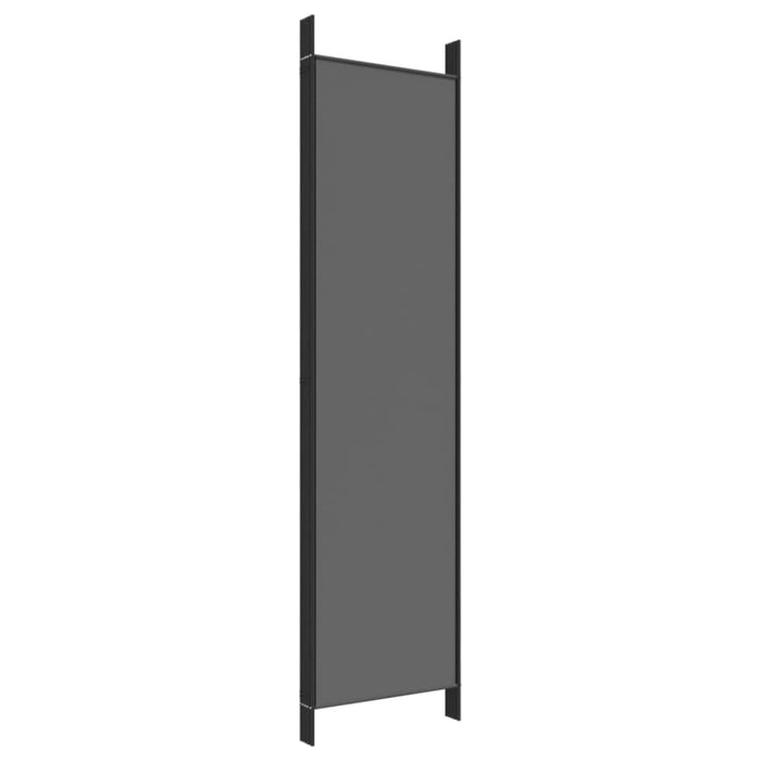 5-panel Room Divider Anthracite 250x200 Cm Fabric Tpbonn