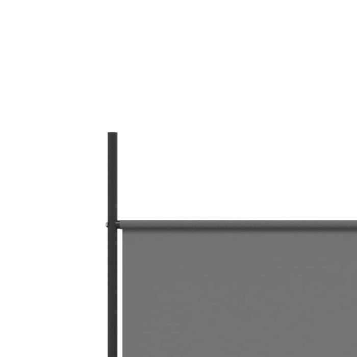 5-panel Room Divider Anthracite 250x200 Cm Fabric Tpbonn
