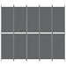 5-panel Room Divider Anthracite 250x220 Cm Fabric Tpbxpx