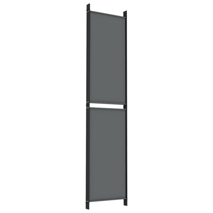 5-panel Room Divider Anthracite 250x220 Cm Fabric Tpbxpx
