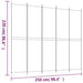 5-panel Room Divider Anthracite 250x220 Cm Fabric Tpbxpx