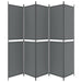 5-panel Room Divider Anthracite 250x220 Cm Fabric Tpbxpx