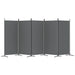 5-panel Room Divider Anthracite 433x180 Cm Fabric Tpbxln