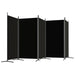 5-panel Room Divider Black 433x180 Cm Fabric Tpbxlk