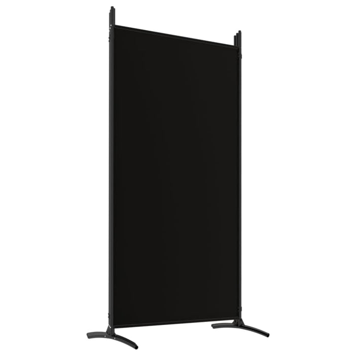 5-panel Room Divider Black 433x180 Cm Fabric Tpbxlk
